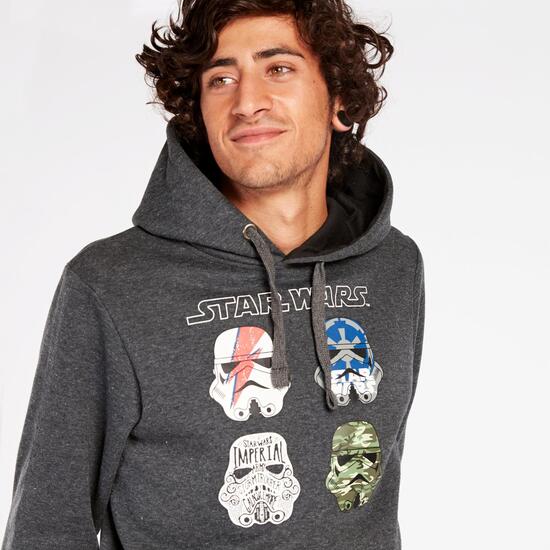 Sudadera Star Wars Negra Hombre