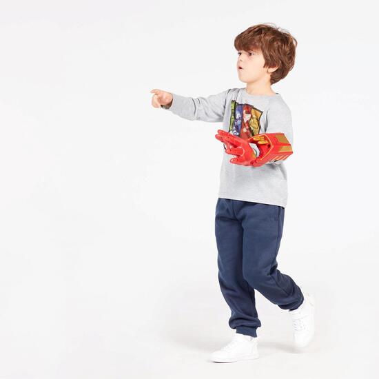 Camiseta Marvel Gris Rojo Niño (2-8)