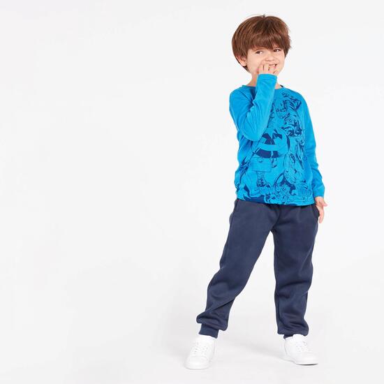 Camiseta Marvel Azul Niño (2-8)