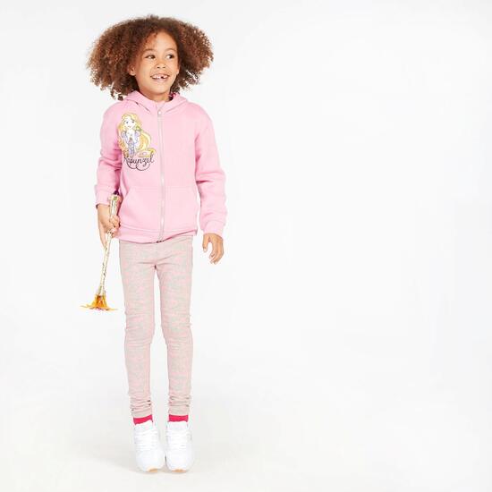 Sudadera Rapunzel Rosa Niña (2-8)