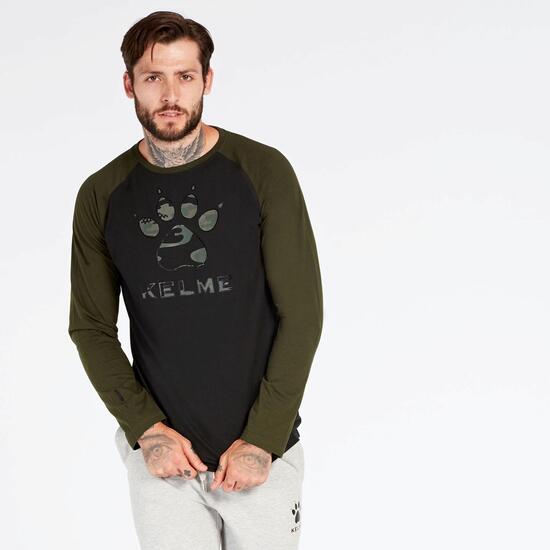 Camiseta Manga Larga Kelme Negra