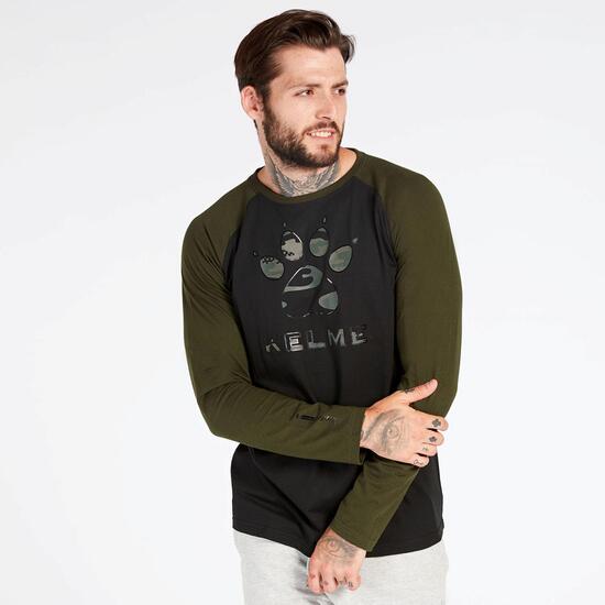 Camiseta Manga Larga Kelme Negra