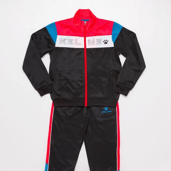 Chándal Kelme Negro Niño (10-16)