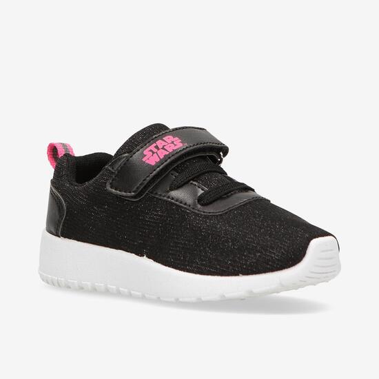 Zapatillas Star Wars Negras Fucsia Niña (22-27)