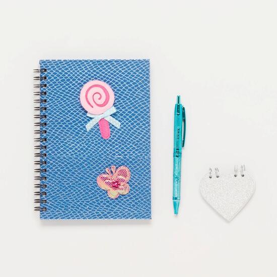 Libreta Azul Silver