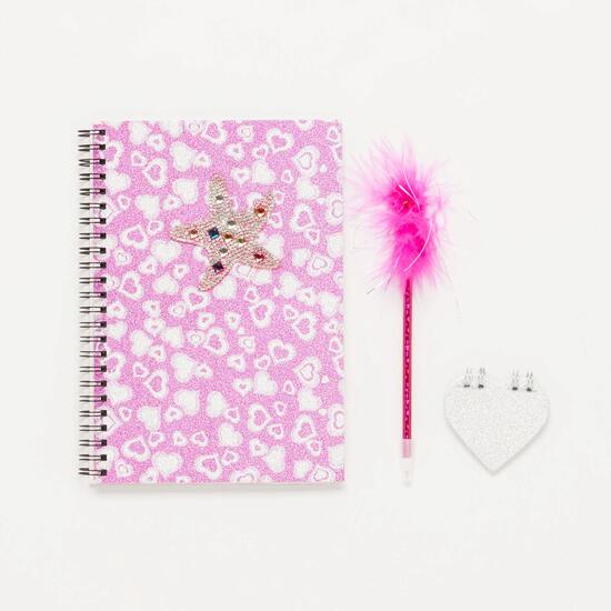 Libreta Corazones Silver