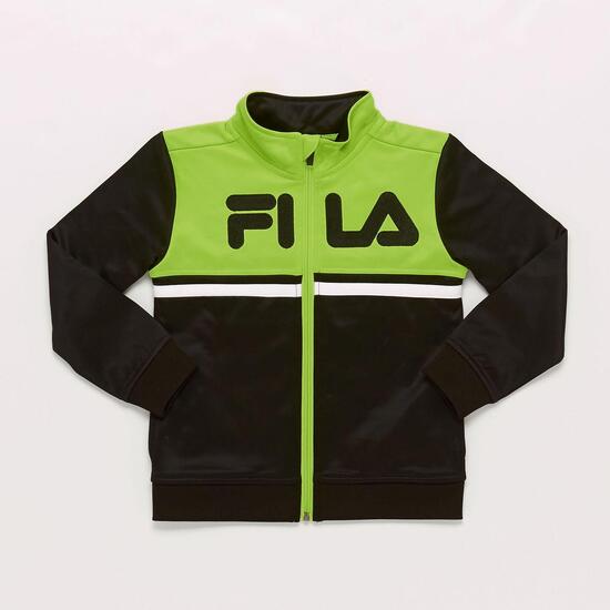 Chándal Fila Negro Verde Niños (4-8)