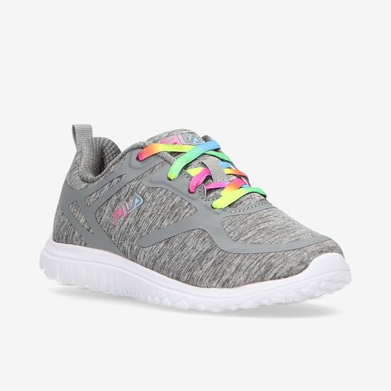 Zapatillas Running Fila Kameo Grises Niña (36-39)