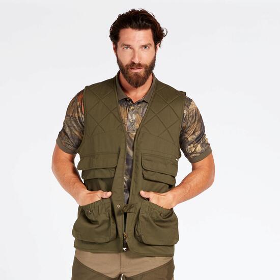 Chaleco Caza Gamo Verde Hombre