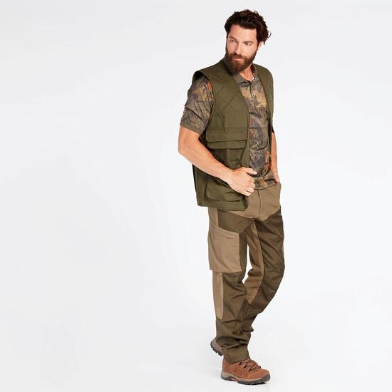 Chaleco Caza Gamo Verde Hombre