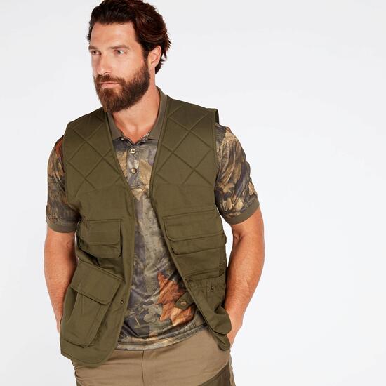 Chaleco Caza Gamo Verde Hombre