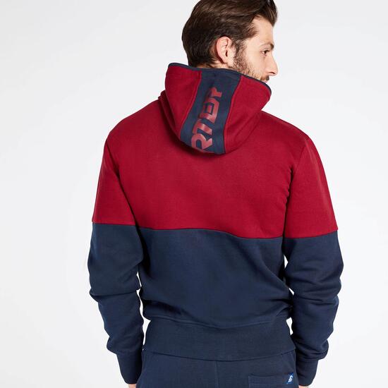 Sudadera Capucha Roja Azul Starter