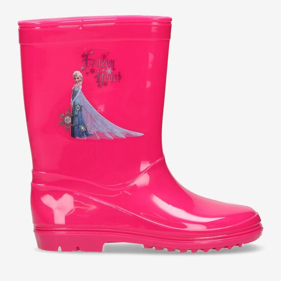 Bota Agua Elsa Frozen Fucsia Junior
