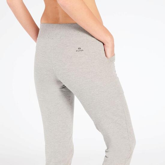 Pantalón Chándal Gris Silver
