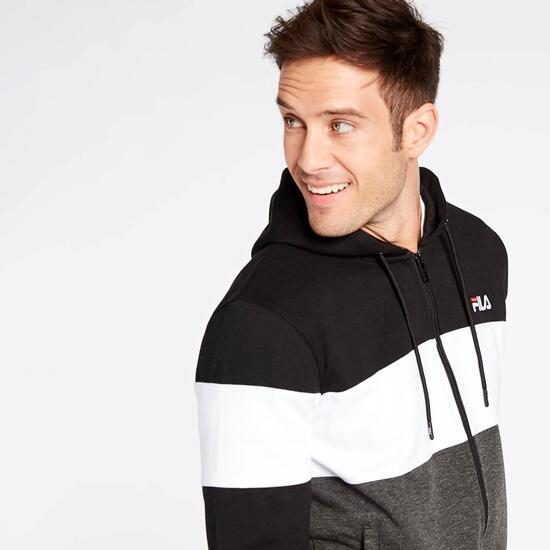 Sudadera Capucha Gris Fila
