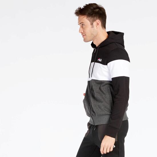 Sudadera Capucha Gris Fila