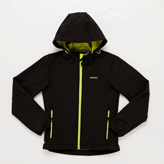 Softshell Montaña Negro Junior Boriken