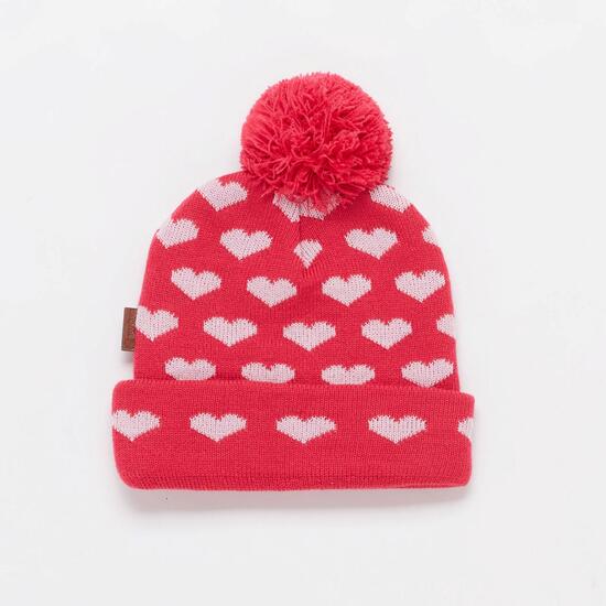 Gorro Lana Niña Boriken Rosa