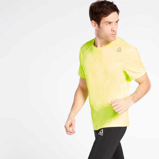 Camiseta Running Reebok Amarilla