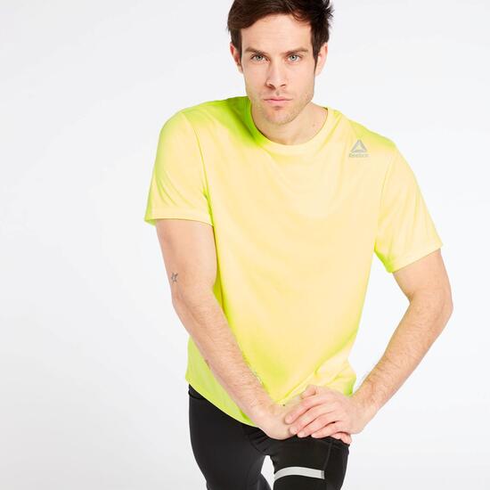 Camiseta Running Reebok Amarilla