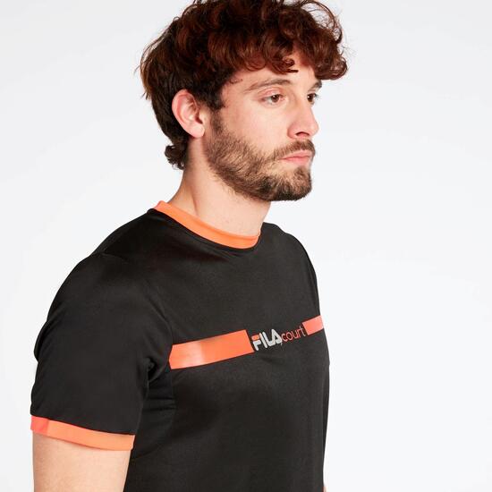 Camiseta Tenis Fila Training Negra