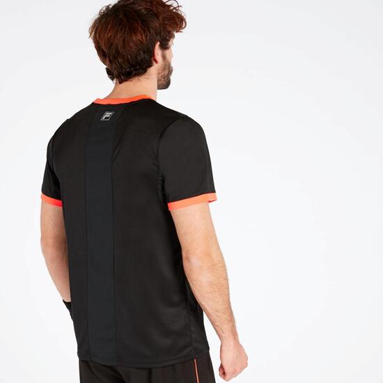 Camiseta Tenis Fila Training Negra
