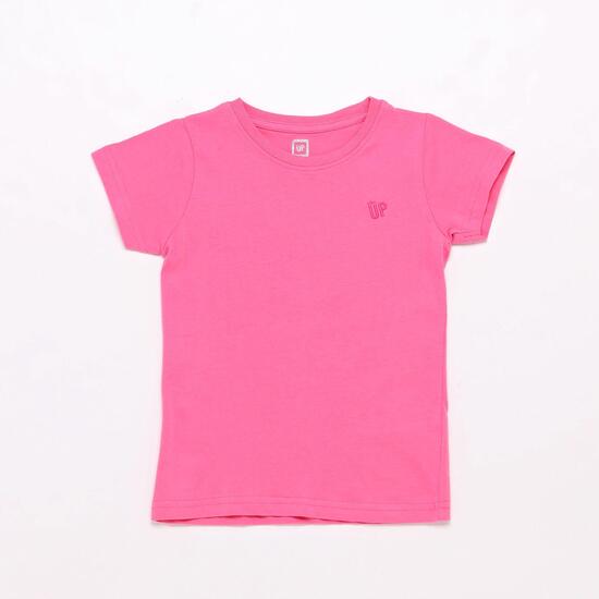 Camiseta Fucsia Up Basic Niña
