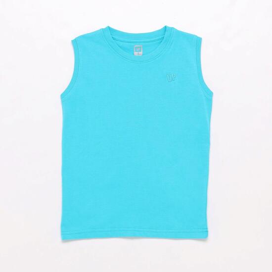 Camiseta Turquesa Up Basic Niño