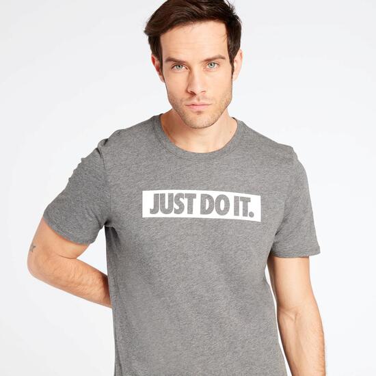 Camiseta Manga Corta Nike Gris