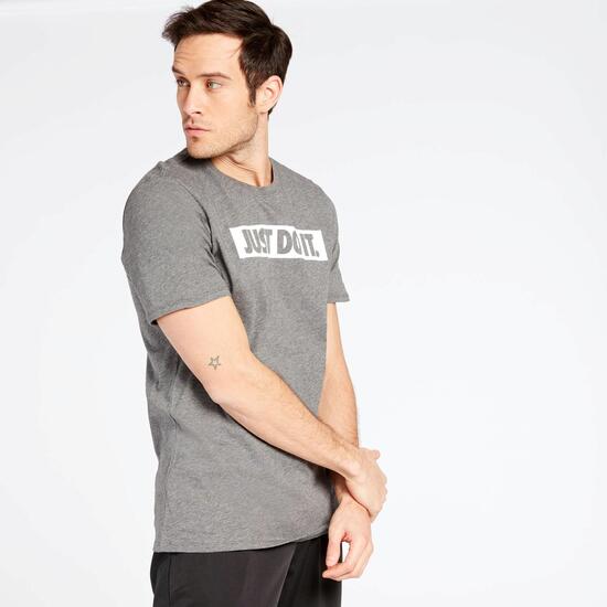 Camiseta Manga Corta Nike Gris