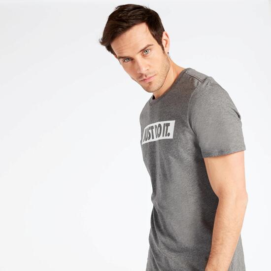Camiseta Manga Corta Nike Gris