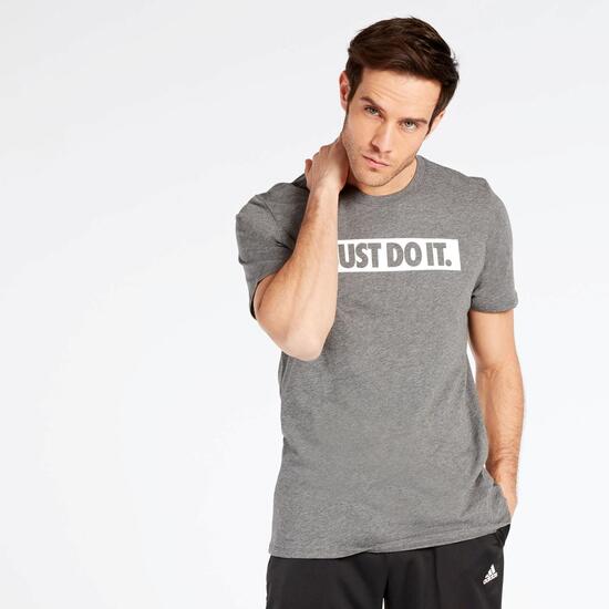 Camiseta Manga Corta Nike Gris