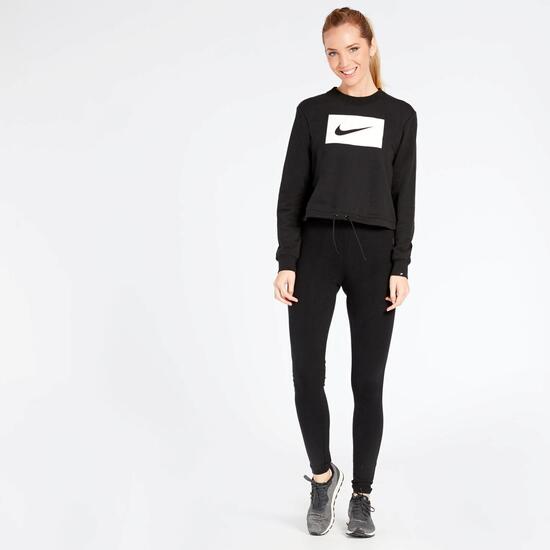 Sudadera Crop Nike Negra