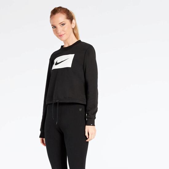 Sudadera Crop Nike Negra