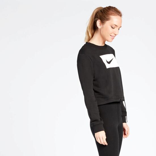 Sudadera Crop Nike Negra