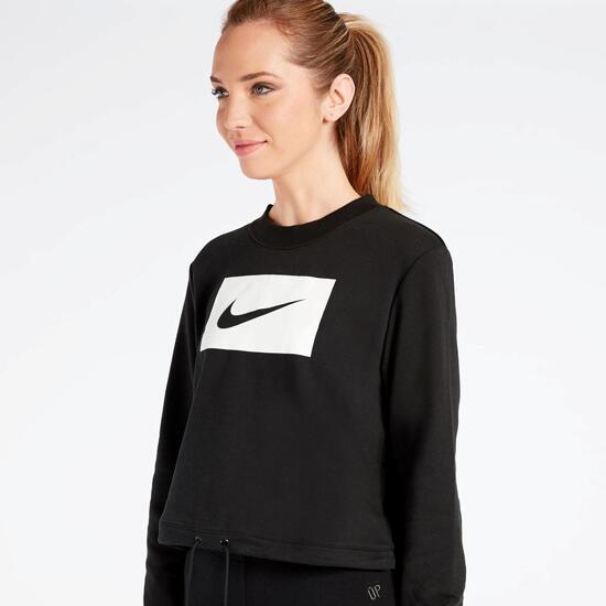 Sudadera Crop Nike Negra