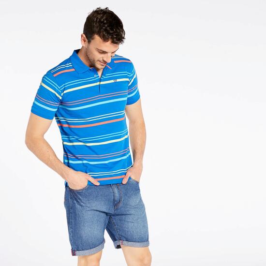 Polo Azul Rayas Up Basic