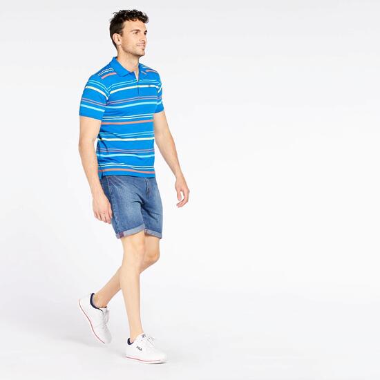 Polo Azul Rayas Up Basic