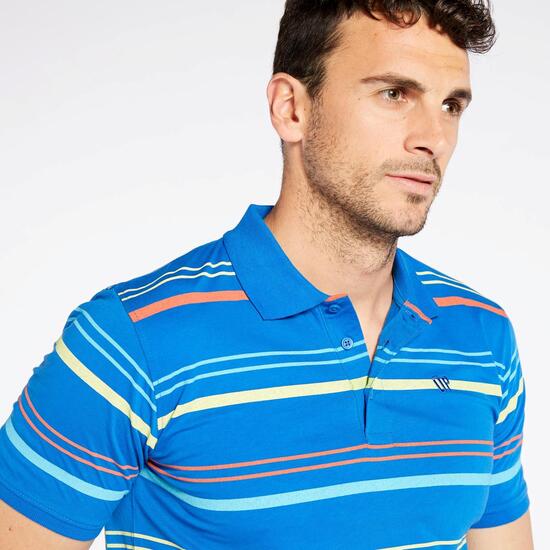 Polo Azul Rayas Up Basic