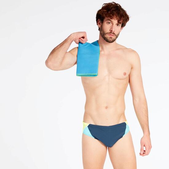 Bañador Slip Natación Paraqua Marino