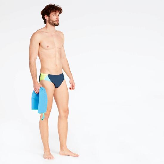 Bañador Slip Natación Paraqua Marino