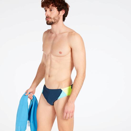 Bañador Slip Natación Paraqua Marino