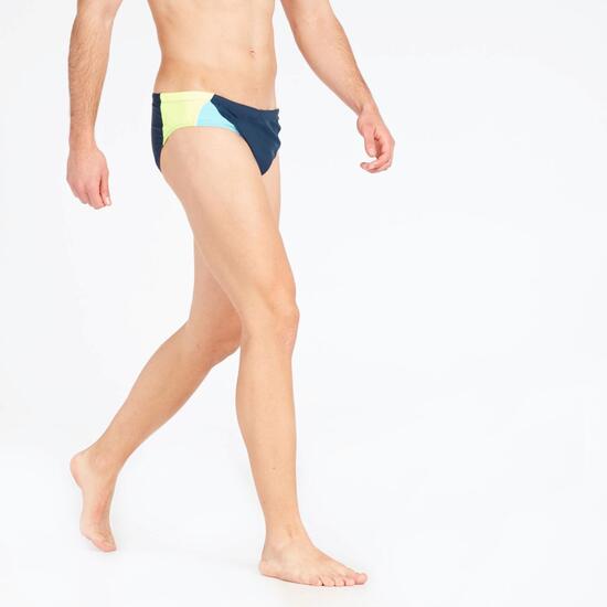 Bañador Slip Natación Paraqua Marino