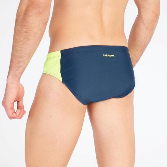 Bañador Slip Natación Paraqua Marino