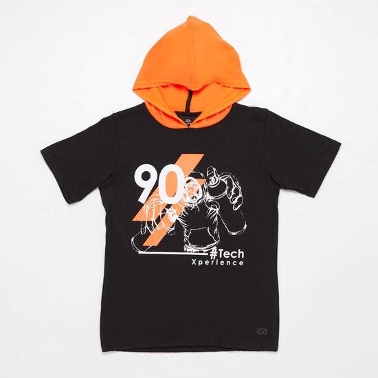Camiseta Negra Junior Silver Art-Tech