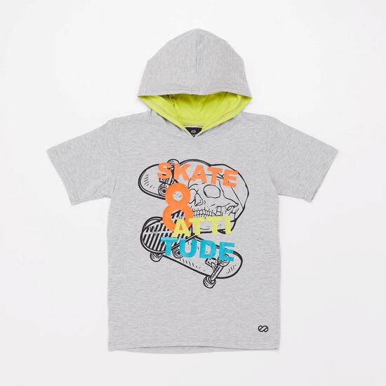 Camiseta Capucha Silver Skate Energy Junior