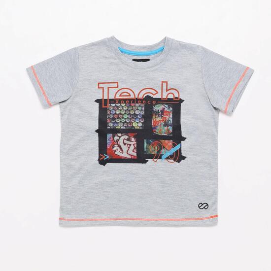 Camiseta Manga Corta Silver Crew Tech Niño