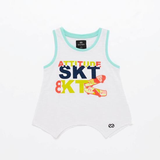 Camiseta Silver Skate&Roll Energy Niña