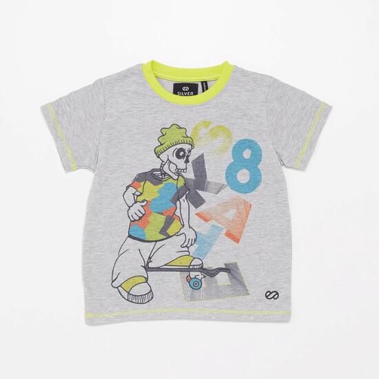 Camiseta Silver Geo Street Energy Niño