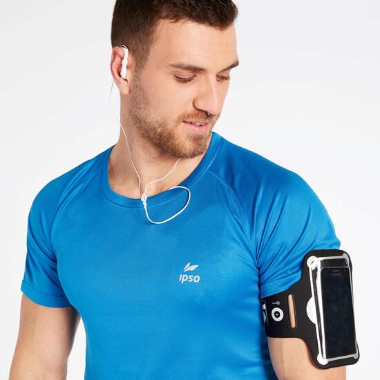 Camiseta Running Azul Ipso Basic